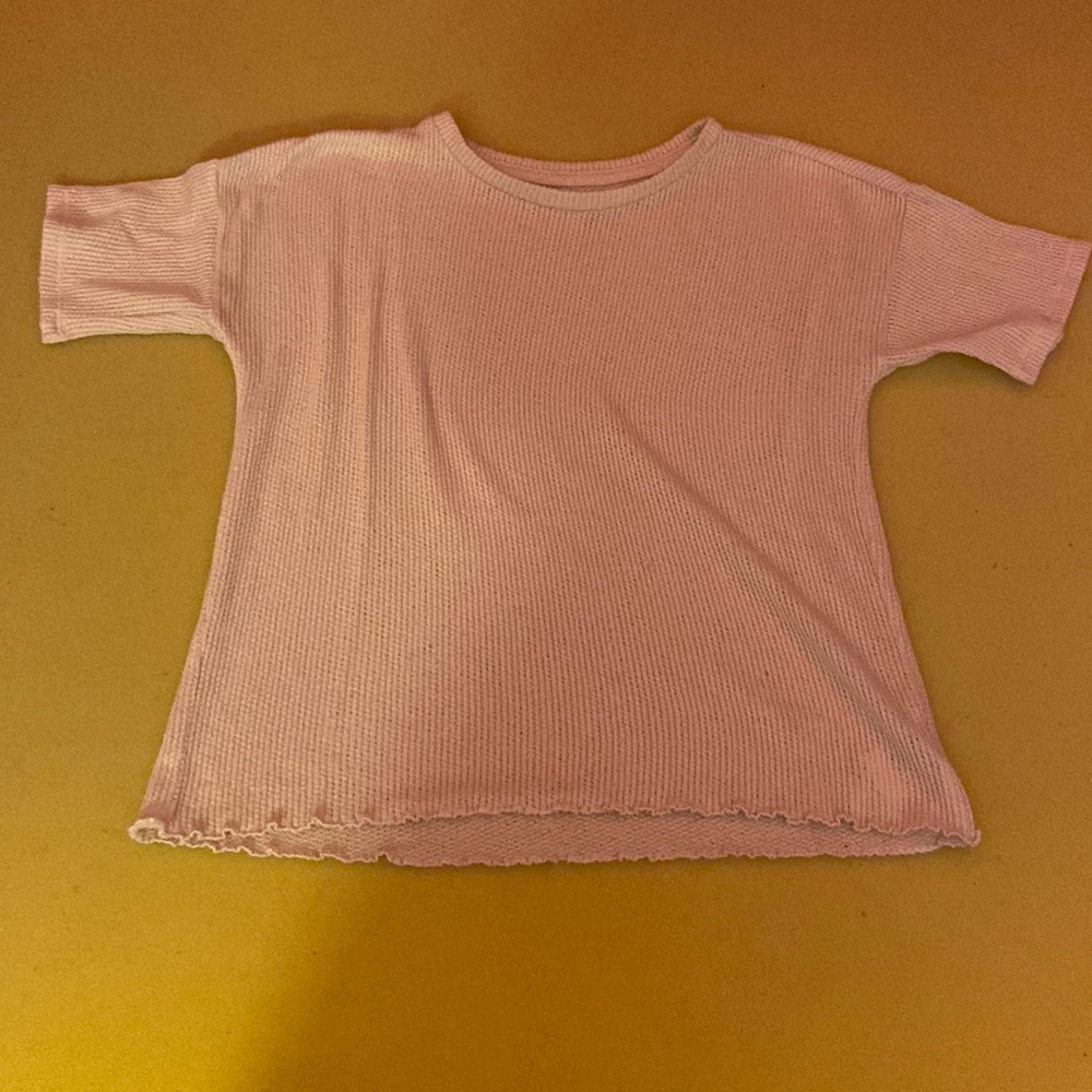 american eagle light pink top size xs